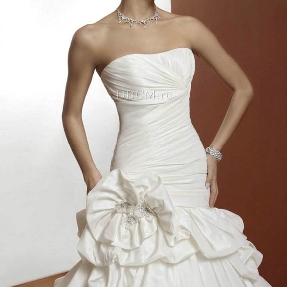 Demetrios OreaSposa White Wedding Gown (Style # L612) - Picture 3 of 16